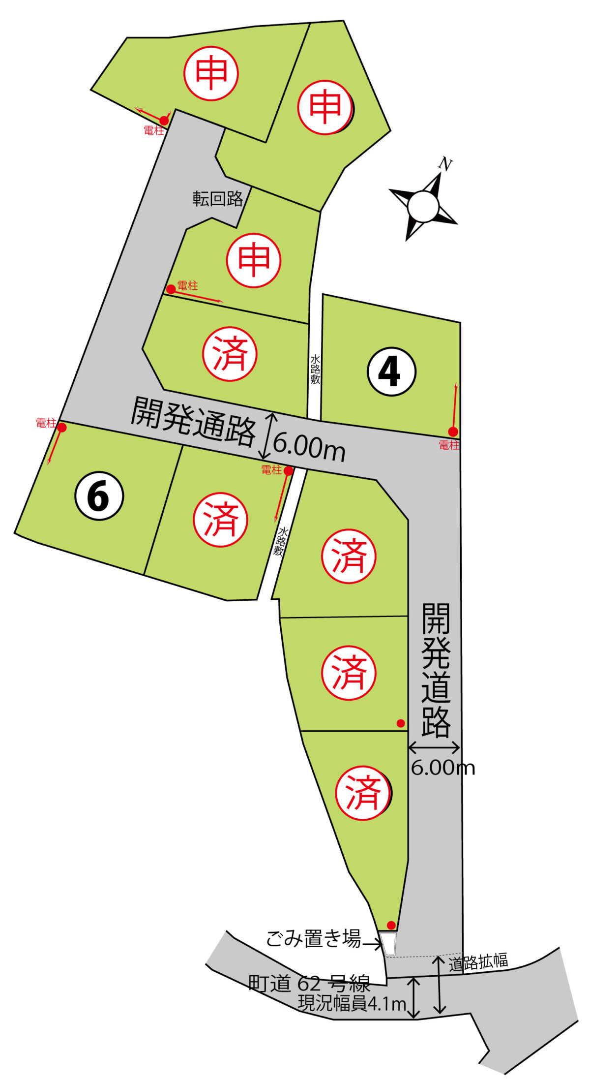 サンステージ三島市谷田夏梅木全10区画