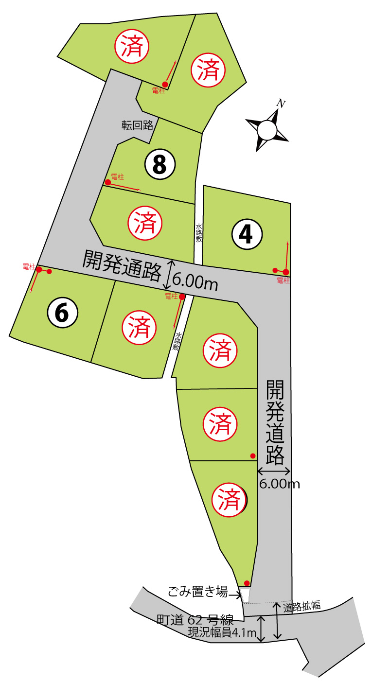 サンステージ三島市谷田夏梅木全10区画